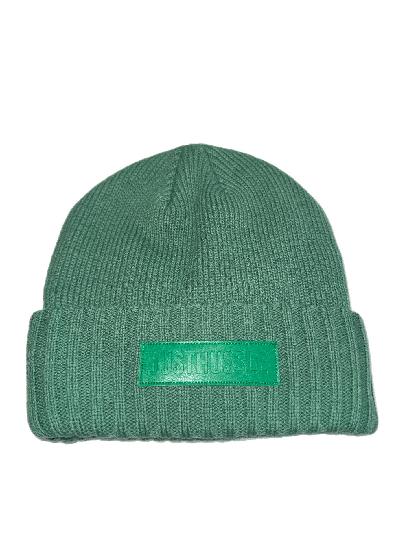 Copy of Copy of Copy of JUST HUSSLE BEANIE (TEAL)