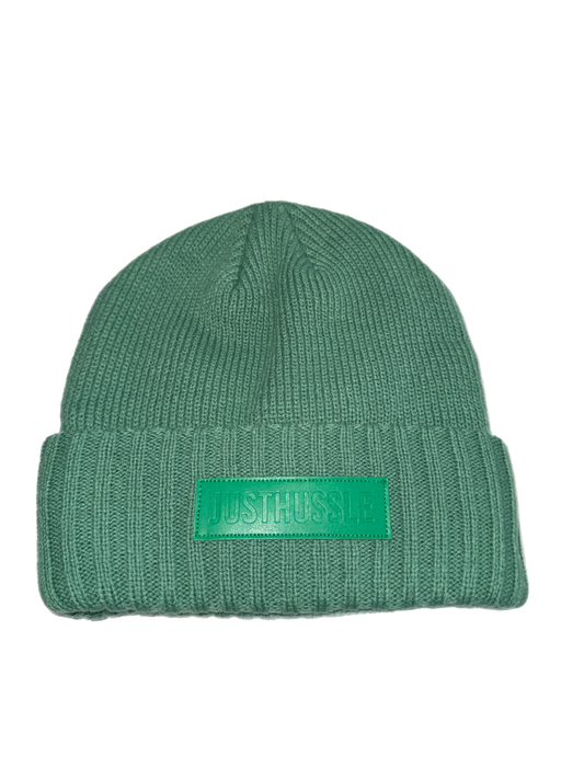Copy of Copy of Copy of JUST HUSSLE BEANIE (TEAL)